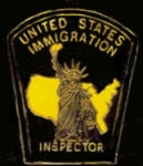 US IMMIGRATION INSPECTOR PATCH LOGO PIN